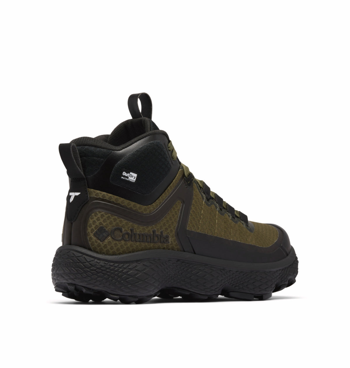 Columbia Men Green OutDry Escape Thrive Titanium Mid Shoes (Fully Waterproof)