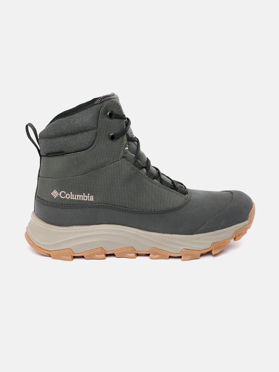 Columbia Men Green EXPEDITIONIST PROTECT OMNI-HEAT Water Resistant Shoes