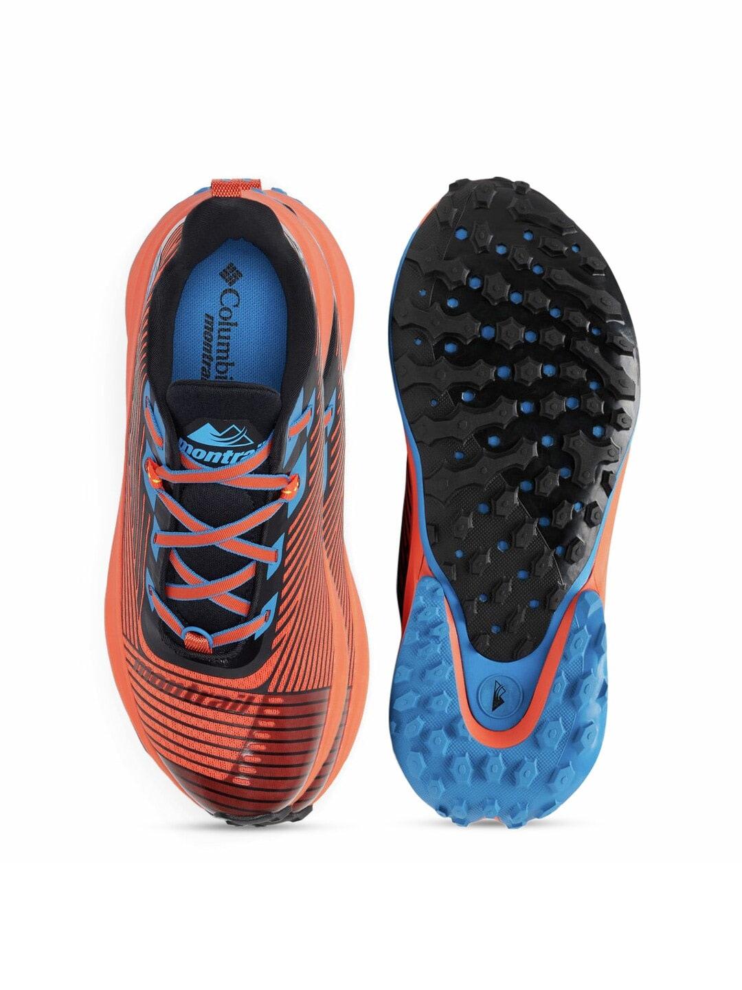 A Men Wearing Columbia Men Orange MONTRAIL TRINITY AG