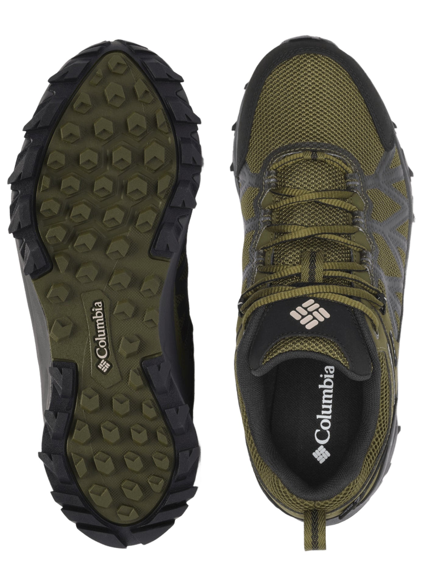 Columbia Men’s Olive Green OutDry Peakfreak II Fully Waterproof Hiking Shoes