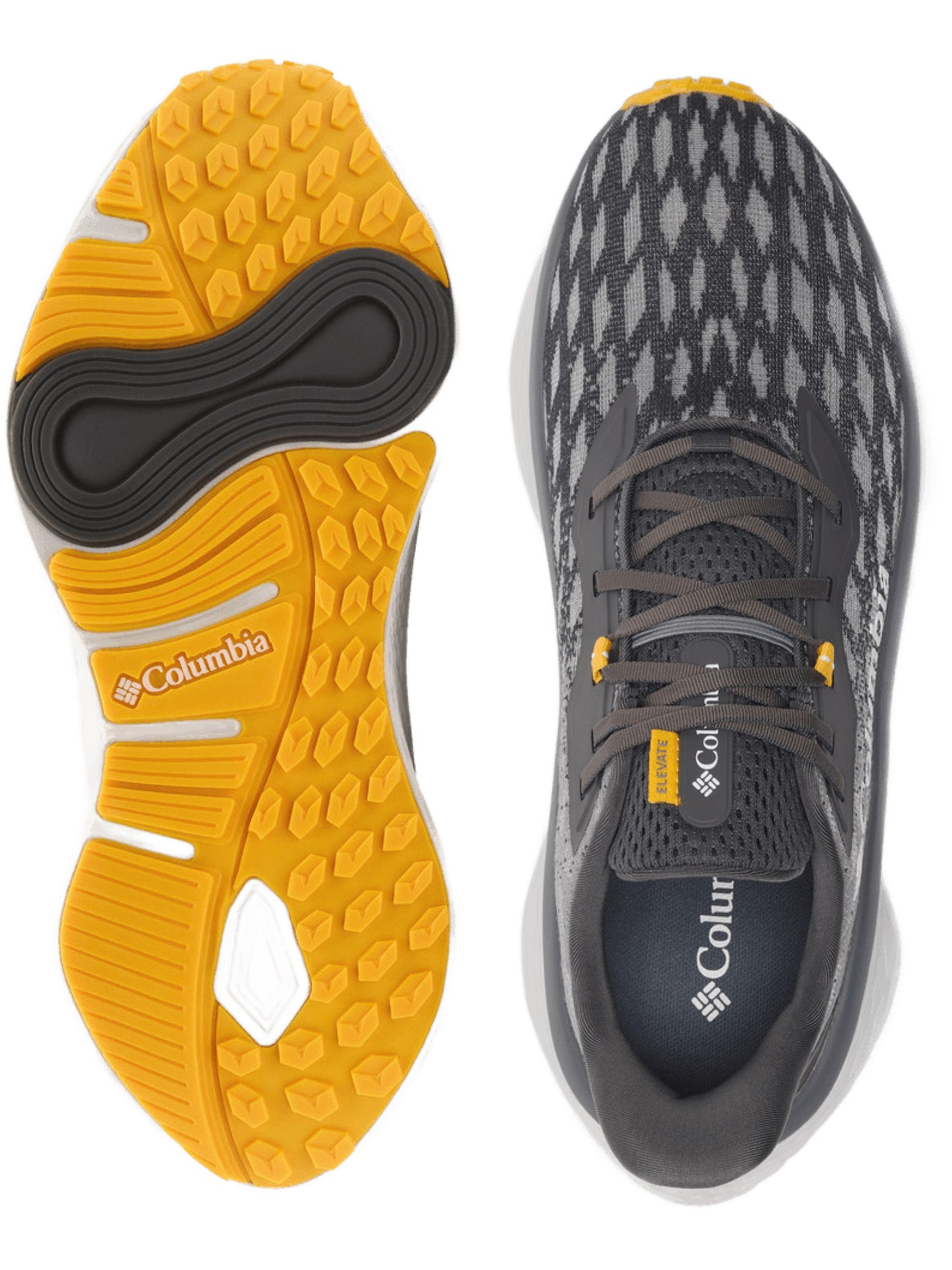 Columbia Men Dark Grey Omni-Grip Konos Elevate Trail Running Shoes