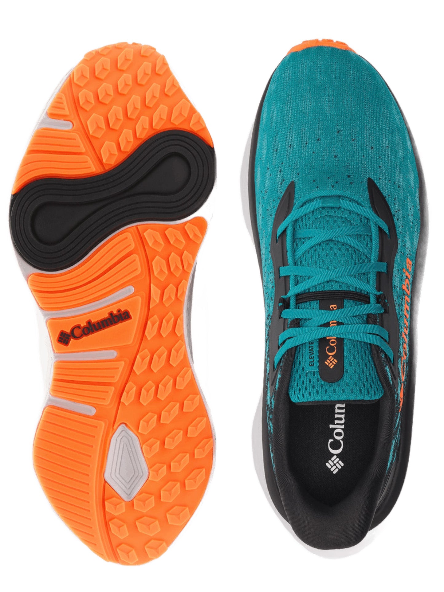 Columbia Men Teal Omni-Grip Konos Elevate Trail Running Shoes