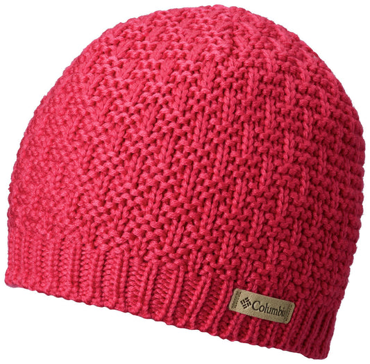 Columbia Women Red Permafrost Plush Beanie