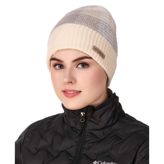 Columbia Women Beige Permafrost Plush Beanie II