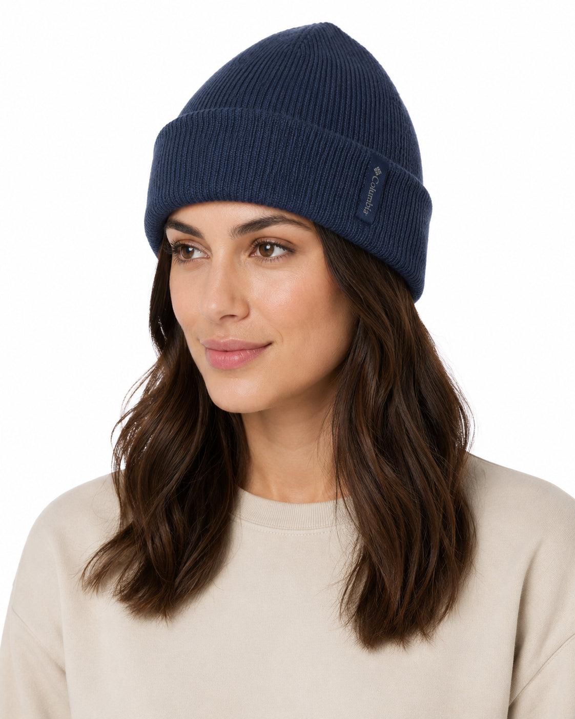 Columbia Women Blue CSC Luxe Merino Beanie