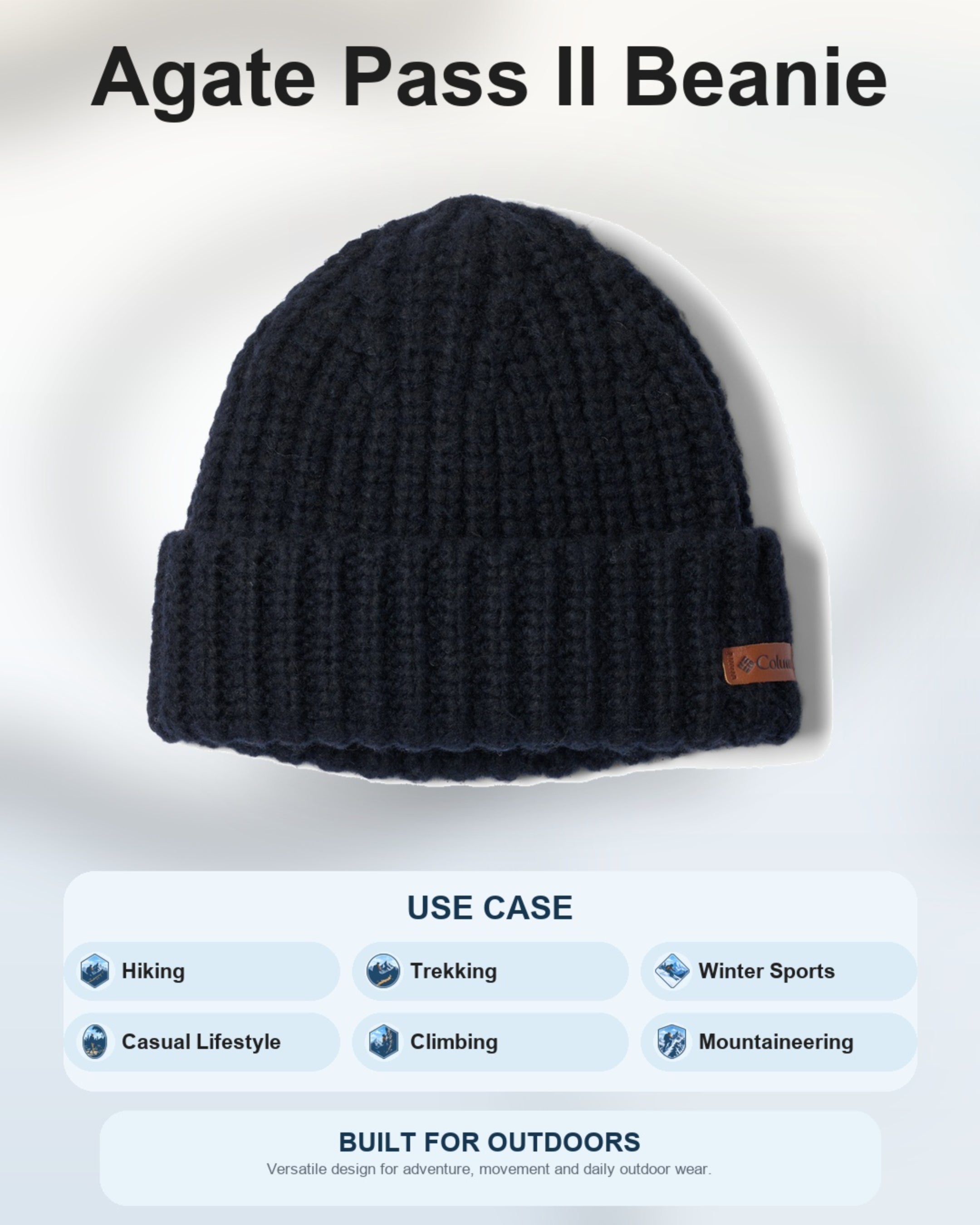 Columbia Women Black Agate Pass II Beanie