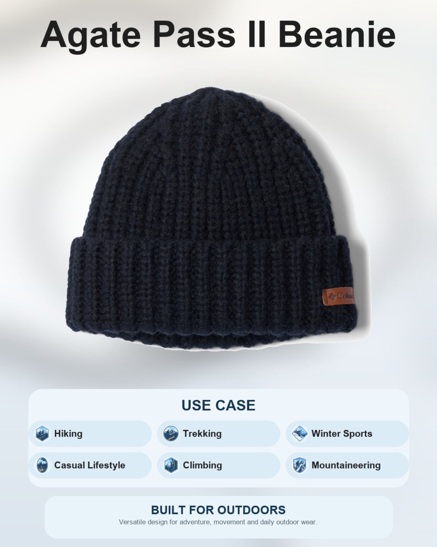 Columbia Women Black Agate Pass II Beanie