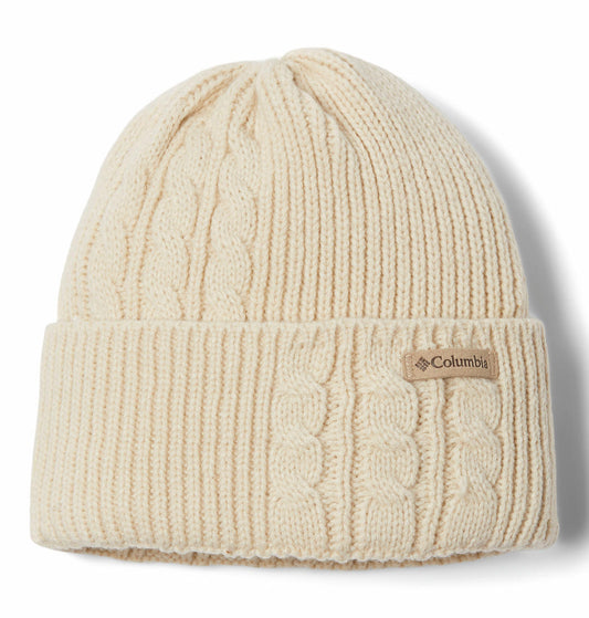 Columbia Womens Off White Agate Pass Cable Knit Beanie