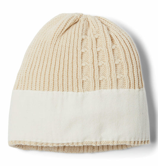 Columbia Womens Off White Agate Pass Cable Knit Beanie