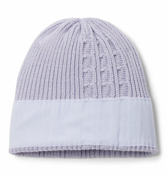 Columbia Womens Purple Agate Pass Cable Knit Beanie