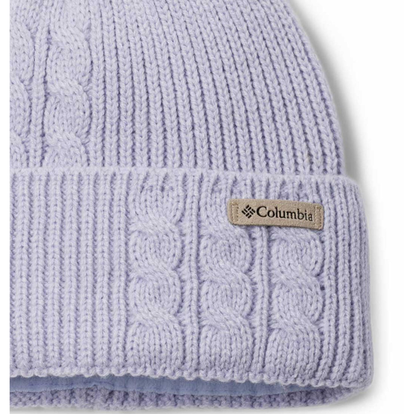 Columbia Womens Purple Agate Pass Cable Knit Beanie
