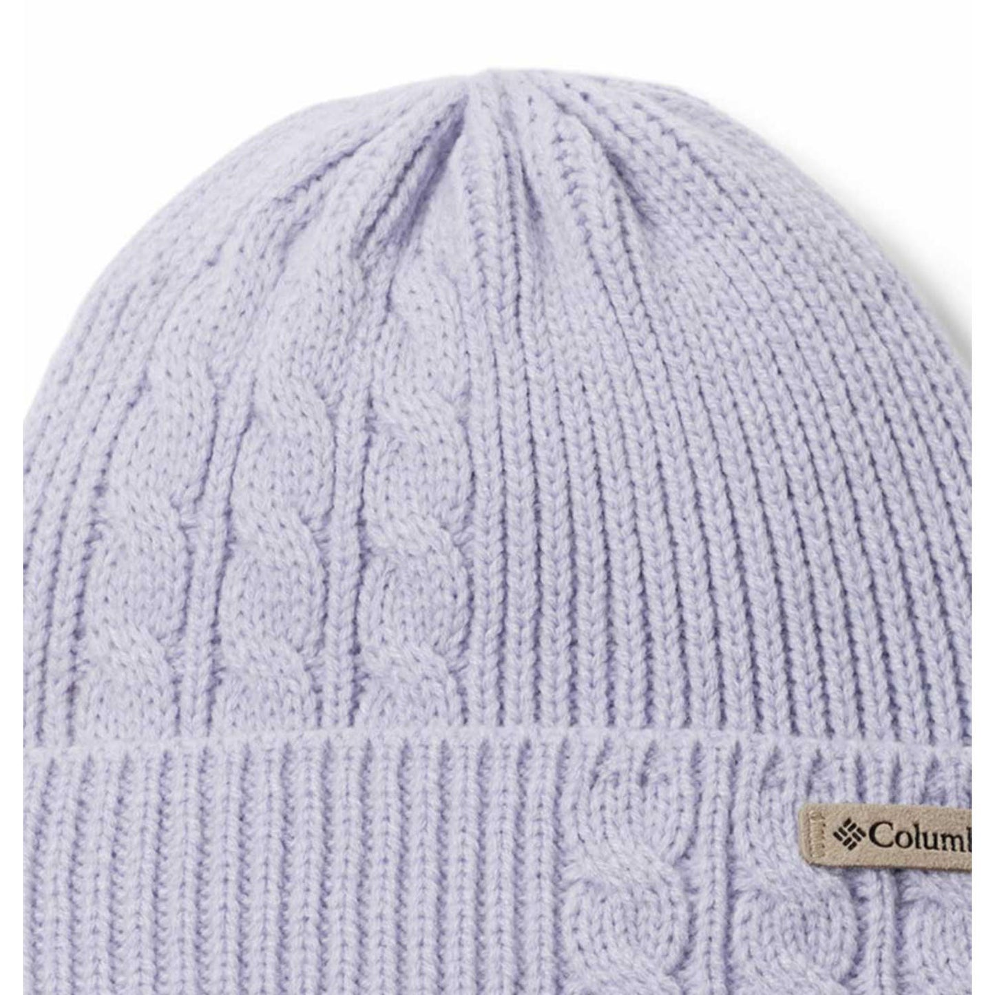 Columbia Womens Purple Agate Pass Cable Knit Beanie