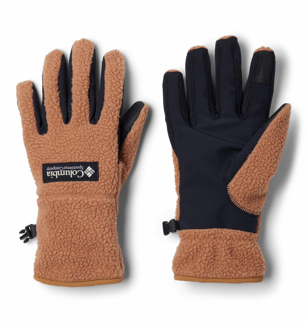 Columbia Womens Brown Helvetia II Sherpa Glove W