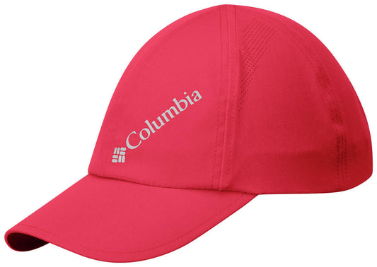 Columbia Women Red W Silver Ridge Ball Cap