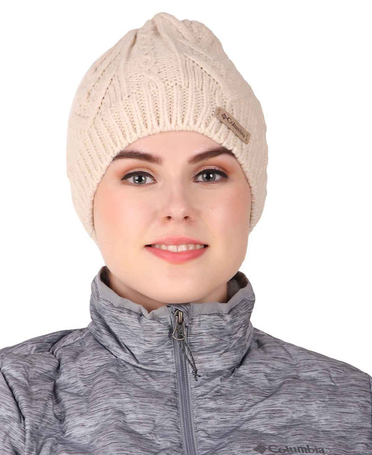 Columbia Unisex White Parallel Peak II Beanie