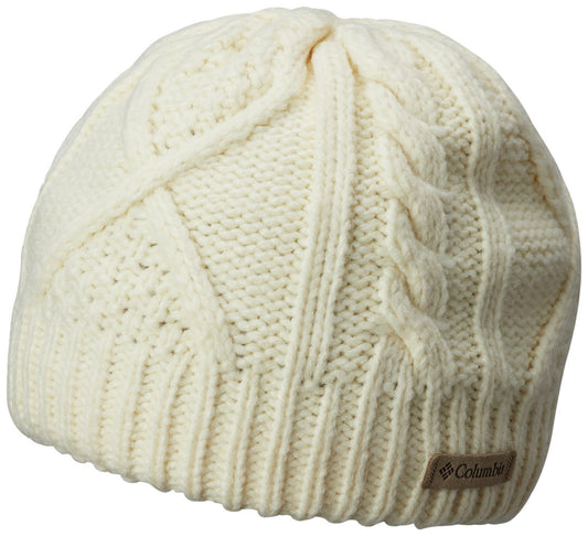Columbia Women White Cabled Cutie Beanie