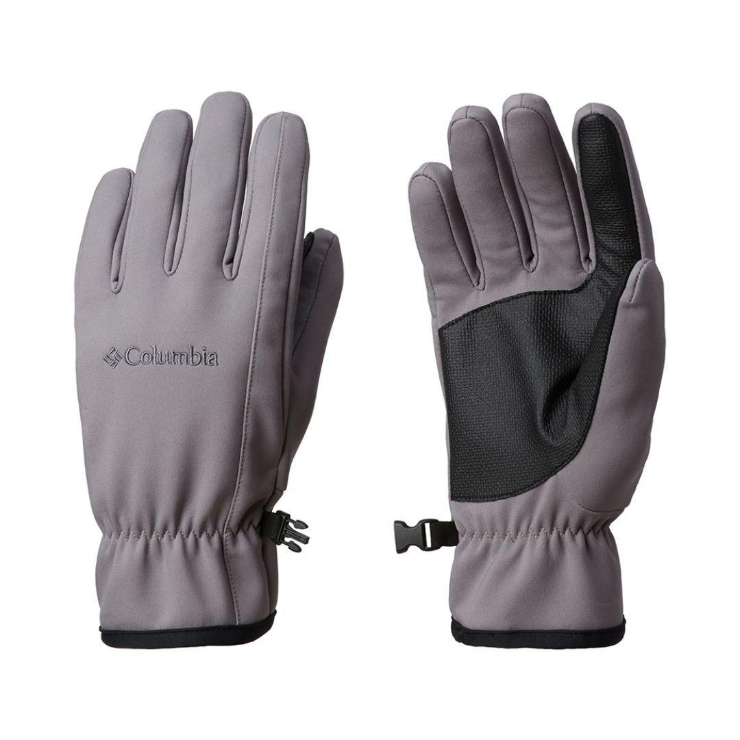 Columbia Men Grey M Ascender Softshell Glove