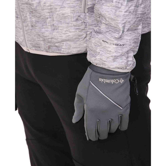 Columbia Men Grey M Trail Summit Running Glove
