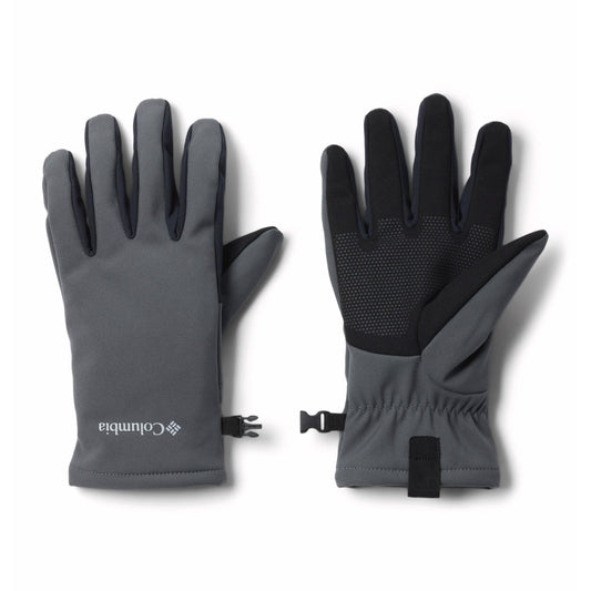 Columbia Men Grey M Ascender III Softshell Glove