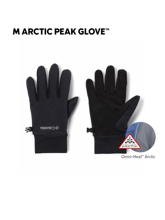 Columbia Men Black Omni-Heat Arctic M Arctic Peak Gloves