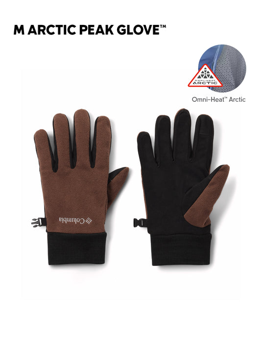 Columbia Men Brown Omni-Heat Arctic M Arctic Peak Gloves