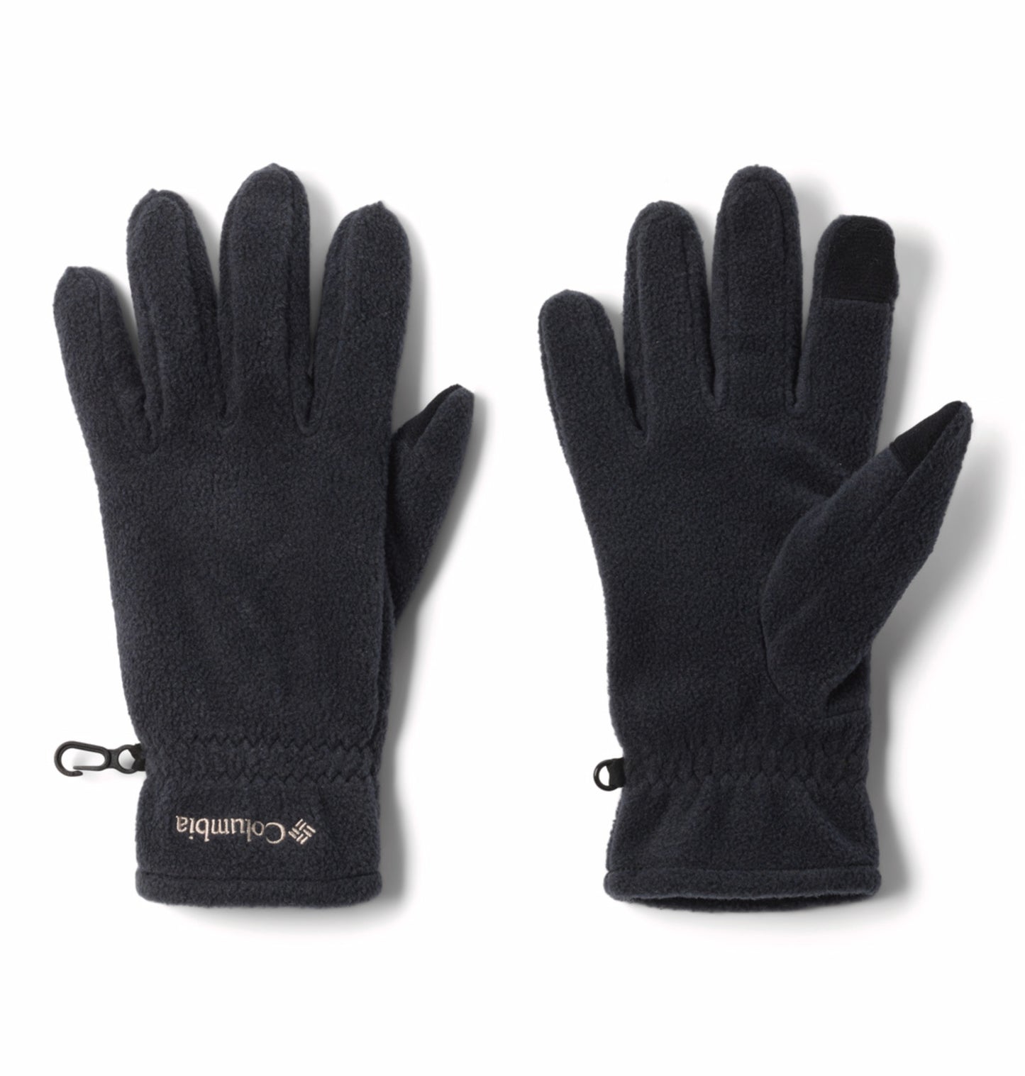 Columbia Men Black M Steens Mountain II Fleece Gloves