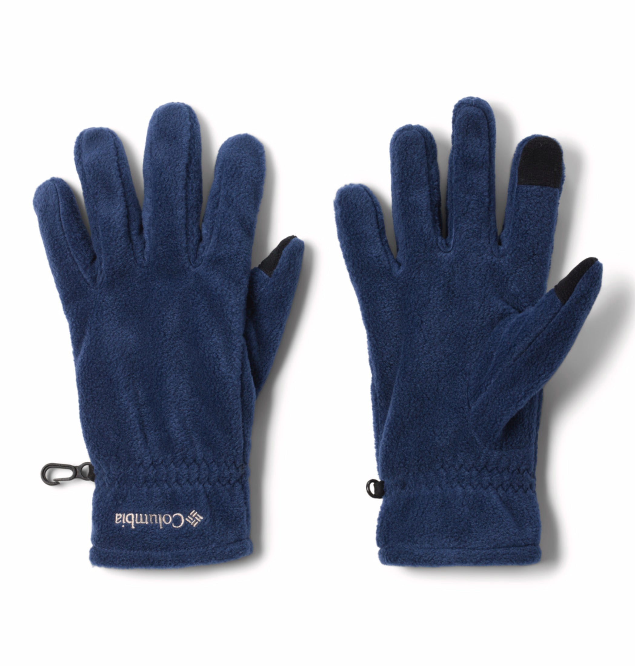 Columbia Mens Navy Blue M Steens Mountain II Fleece Gloves