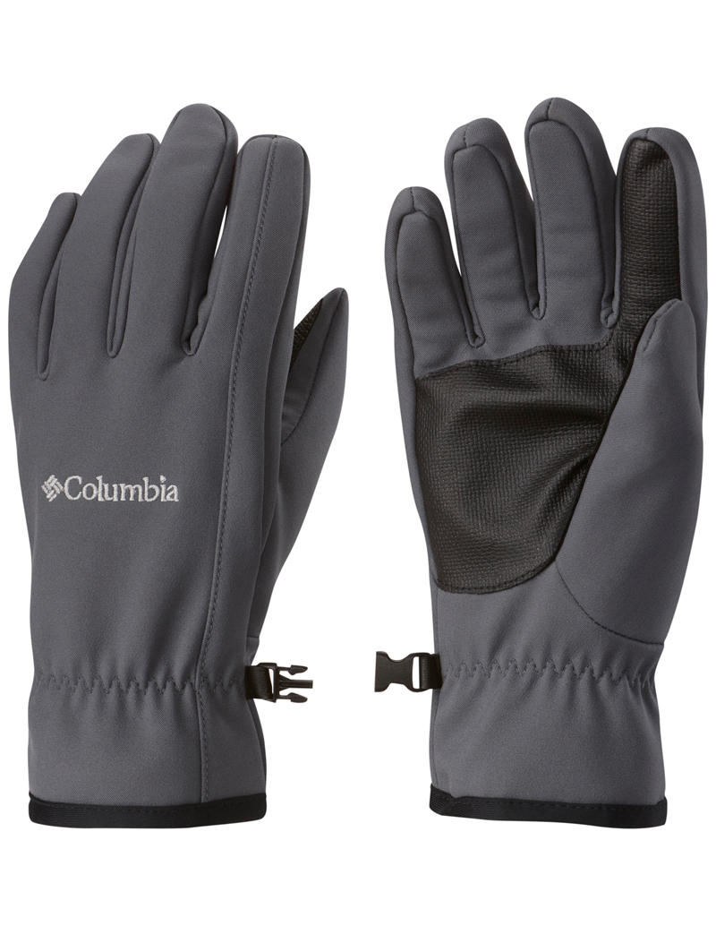 Columbia Men Grey M Ascender Softshell Glove