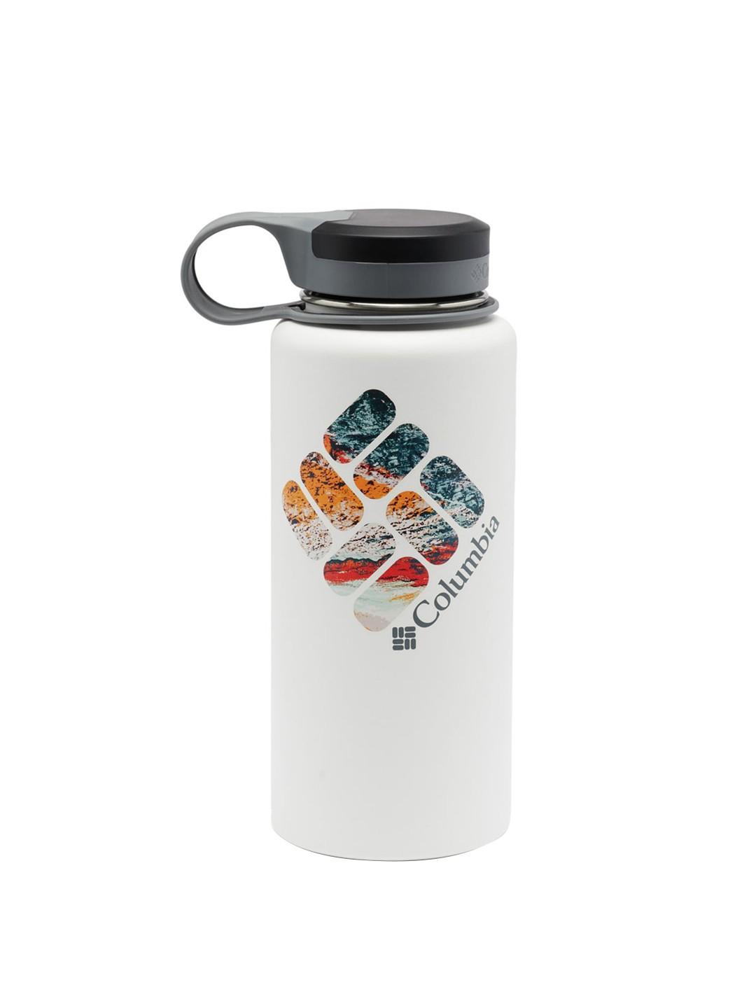 Columbia Unisex White Stainless Steel Insulated Vacuum Hydration Bottles