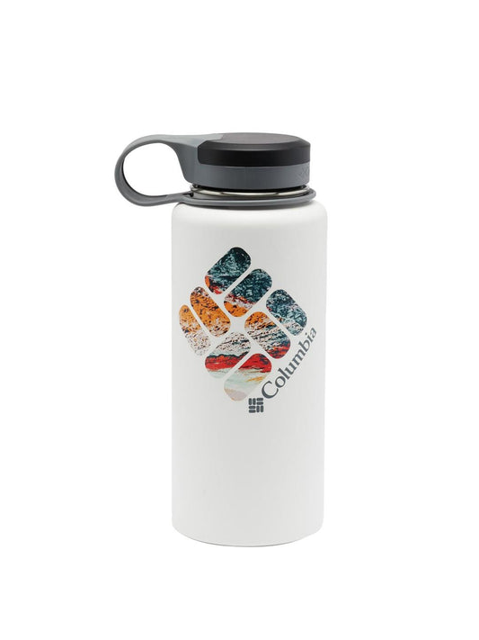 Columbia Unisex White Stainless Steel Insulated Vacuum Hydration Bottles