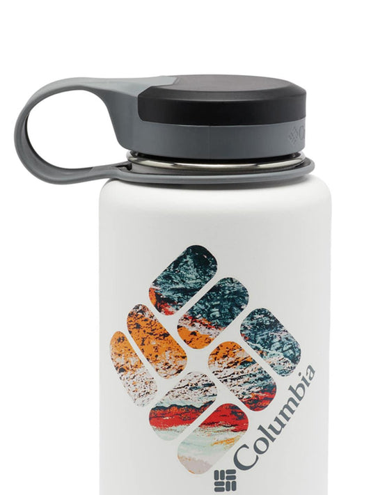Columbia Unisex White Stainless Steel Insulated Vacuum Hydration Bottles