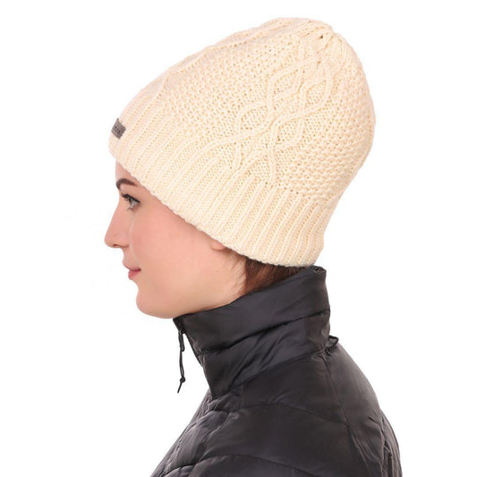 Columbia Unisex White Cabled Cutie Beanie II