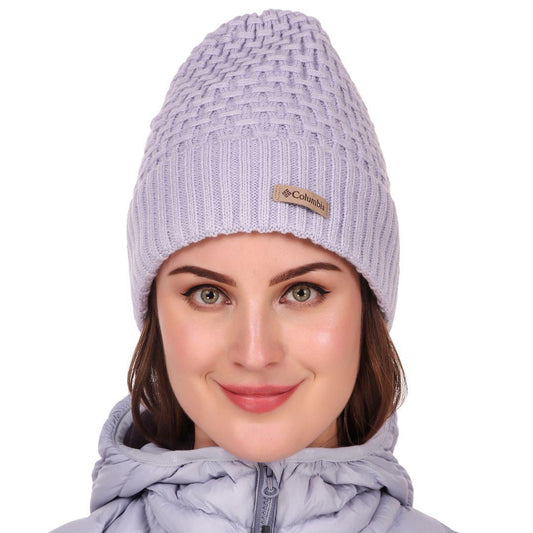 Columbia Unisex Purple Hideaway Haven Cabled Beanie