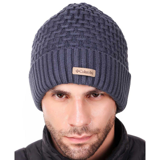 Columbia Unisex Purple Hideaway Haven Cabled Beanie