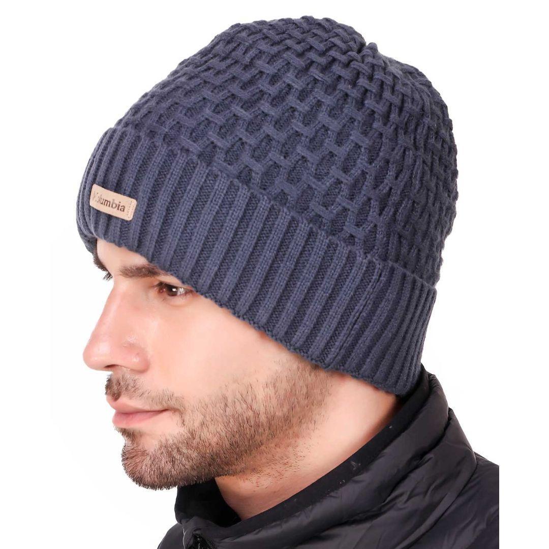 Columbia Unisex Purple Hideaway Haven Cabled Beanie