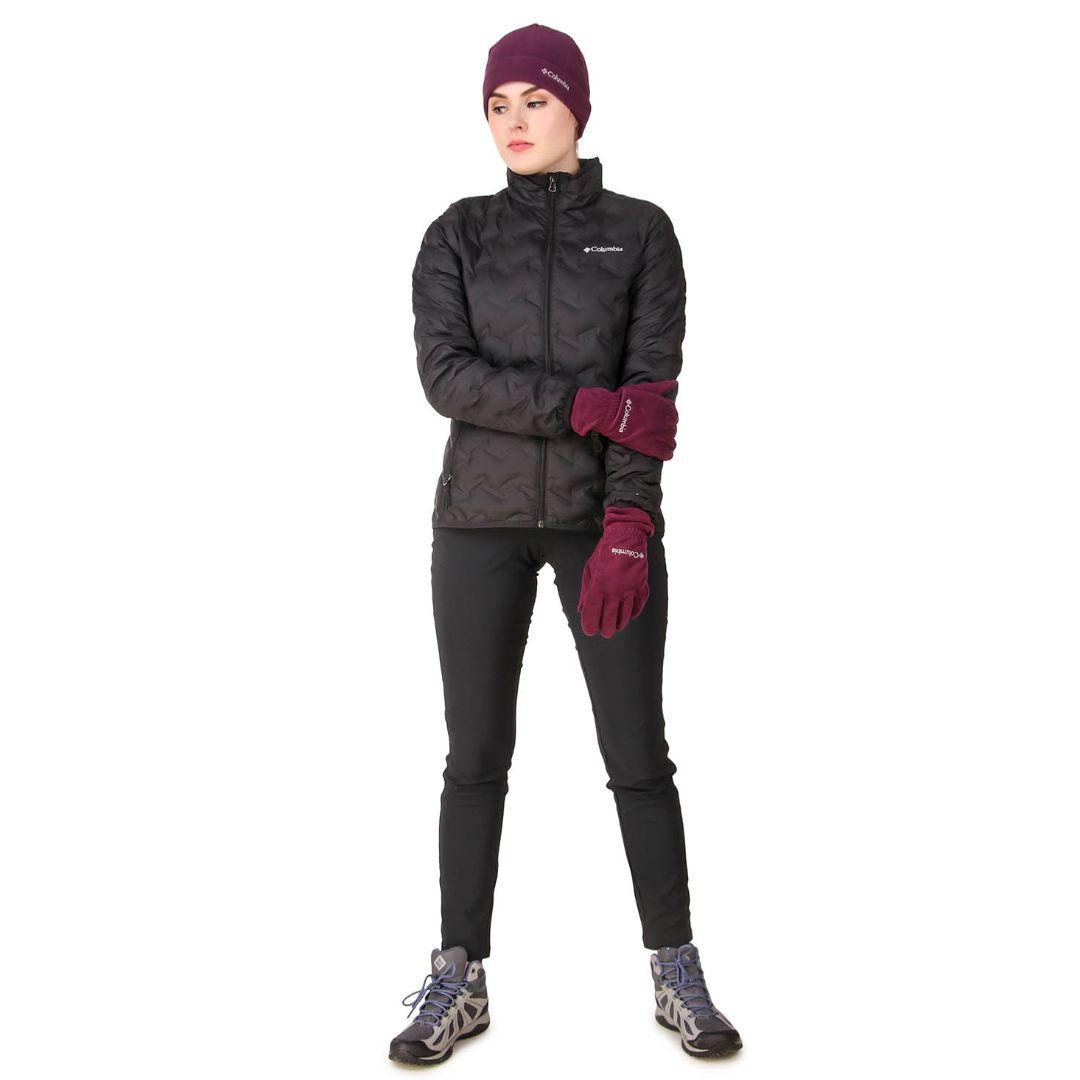 Columbia Unisex Maroon Fast Trek Hat and Glove Set