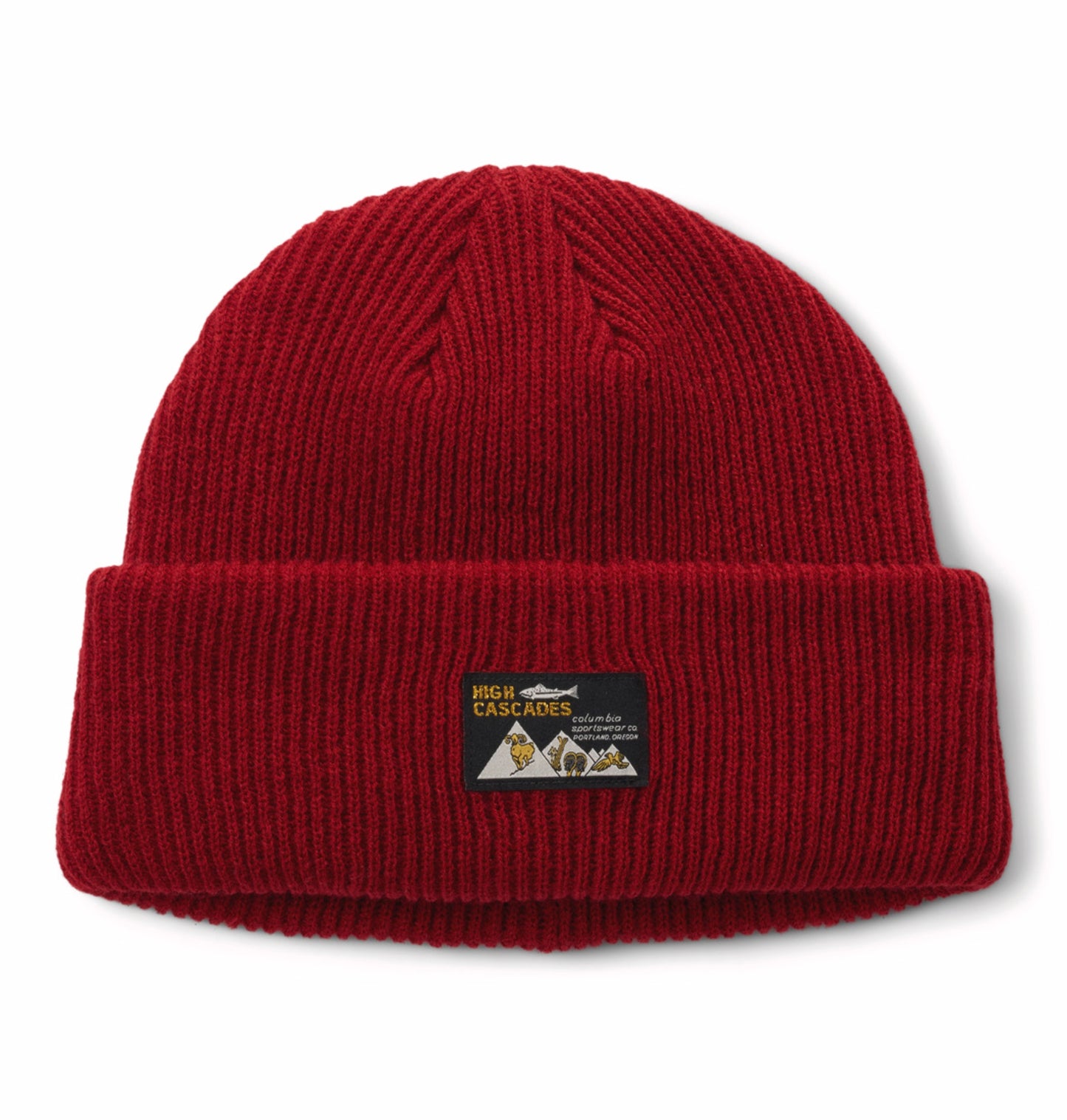 Columbia Unisex Red Provisions Cuffed Beanie