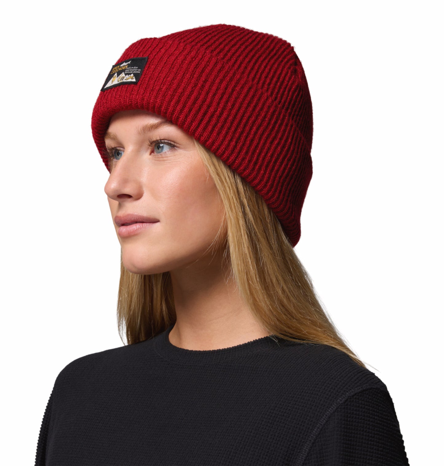 Columbia Unisex Red Provisions Cuffed Beanie