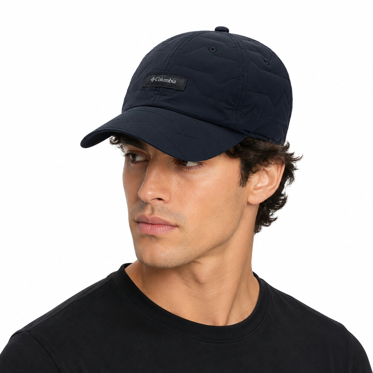 Columbia Unisex Black Omni-Shield CSC Luxe Quilted Ball Cap