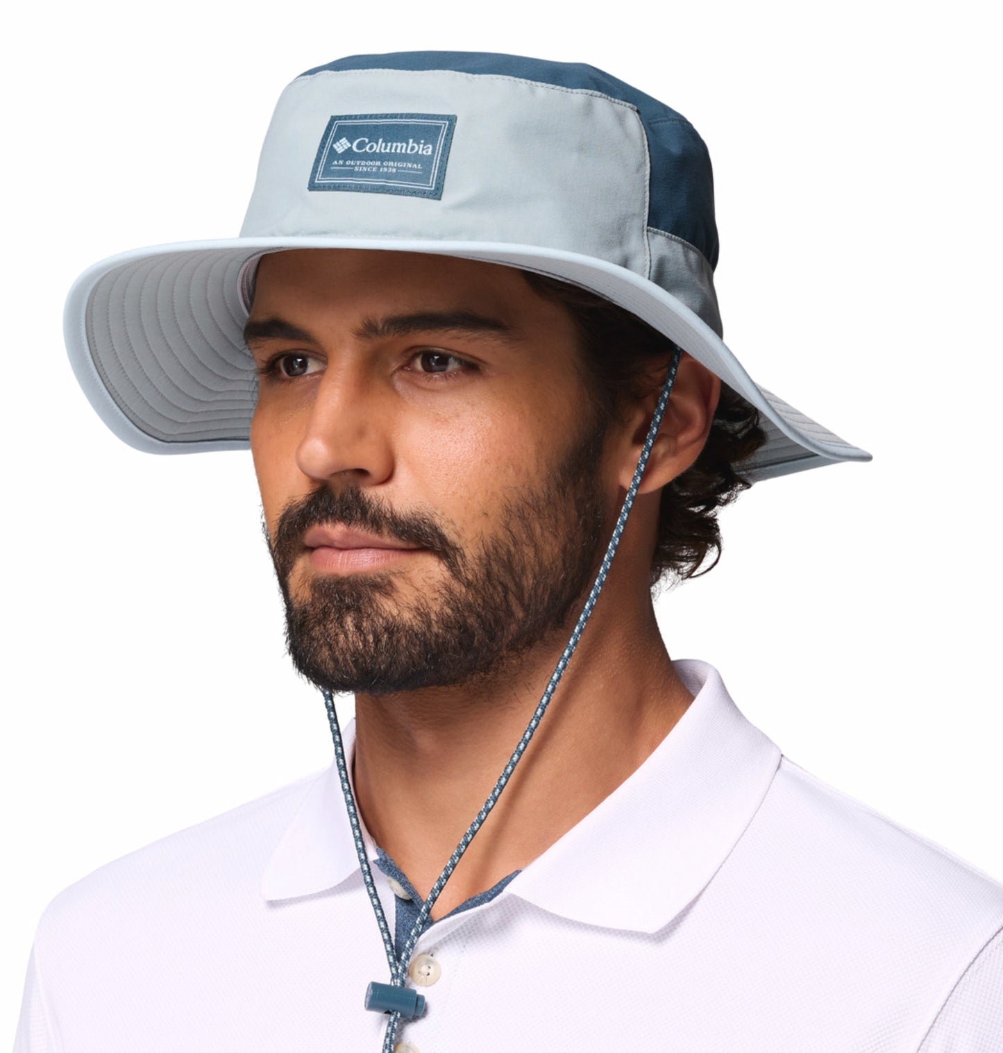 Columbia Unisex Blue Omni-Shade Broad Spectrum II Booney Hat for Sun Safety