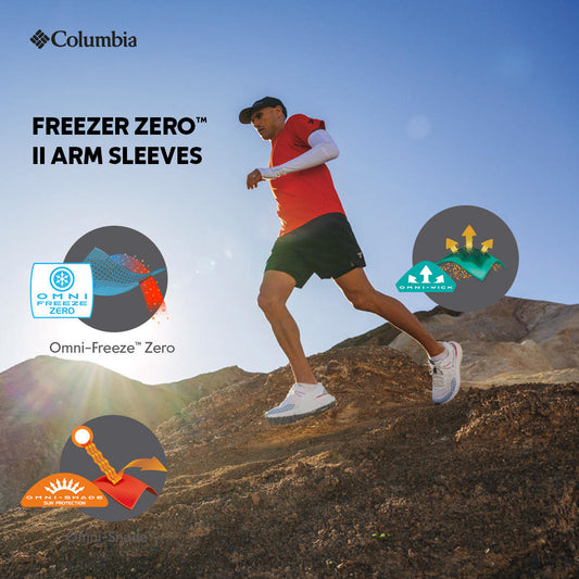 Columbia Unisex WHITE Freezer Zero Ii Arm Sleeves