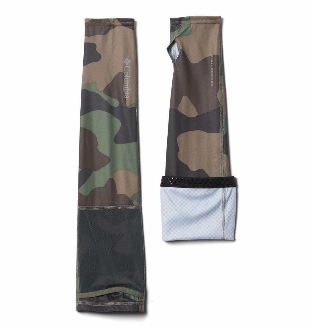 Columbia Unisex Green Freezer Zero II Arm Sleeves with Sun Protection