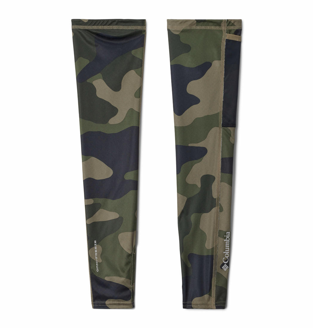 Columbia Unisex Green Freezer Zero II Arm Sleeves (Sun Protection)