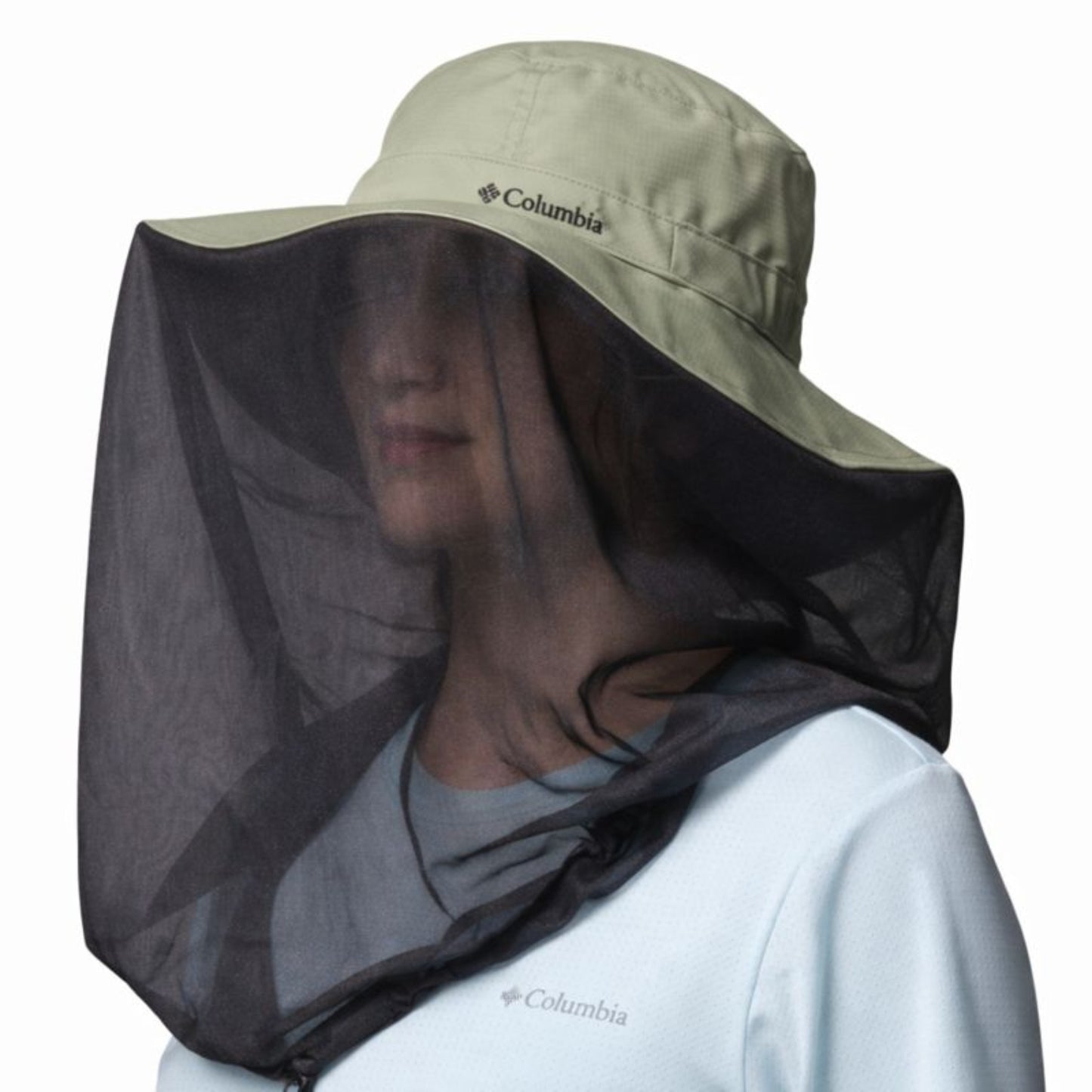 Columbia Unisex Green Omni-Shade No See Um Mesh Booney Hat for Sun Protection