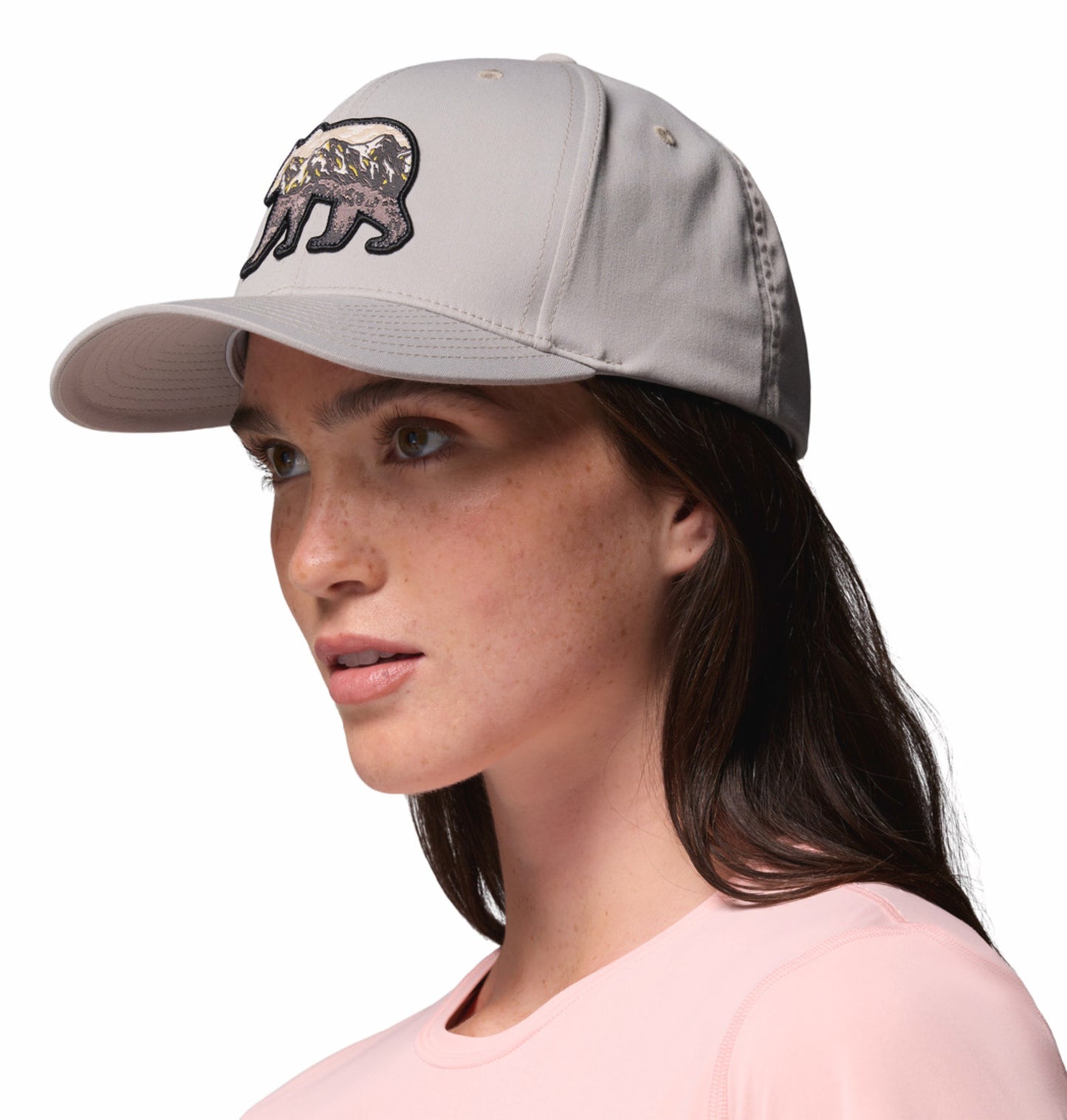 Columbia Unisex Light Grey Lost Lager 3D Stretch Snap Back Cap