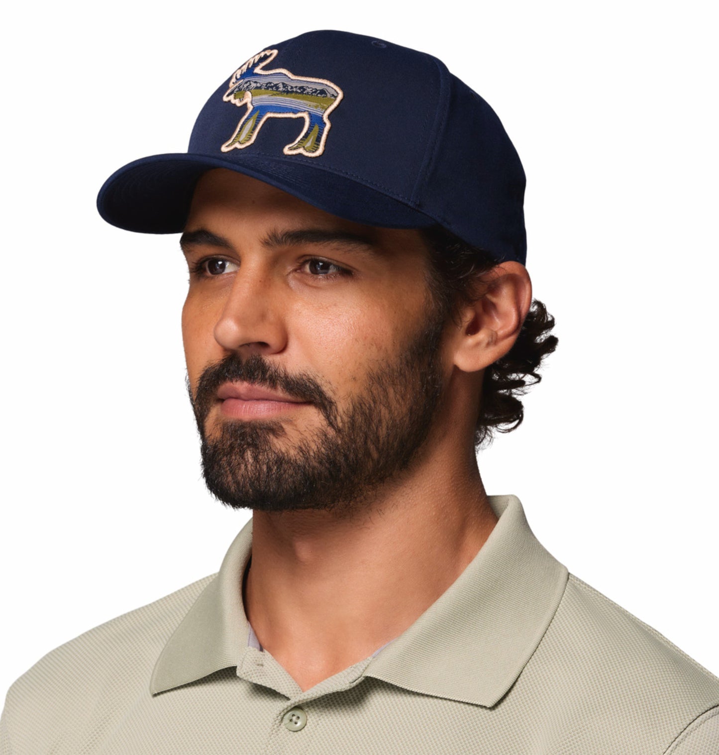 Columbia Unisex Navy Blue Lost Lager 3D Stretch Snap Back Cap