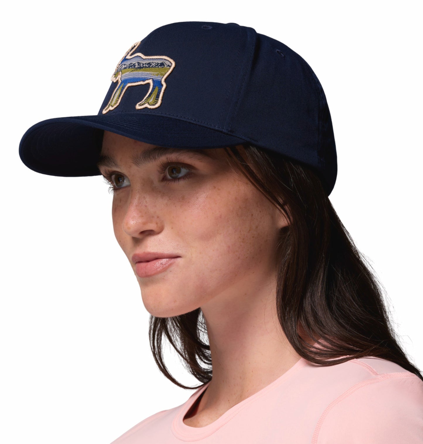 Columbia Unisex Navy Blue Lost Lager 3D Stretch Snap Back Cap