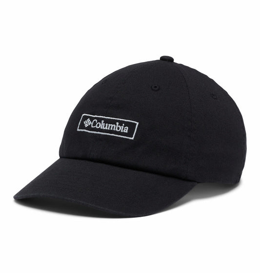 Columbia Unisex Black Columbia Logo Dad Cap
