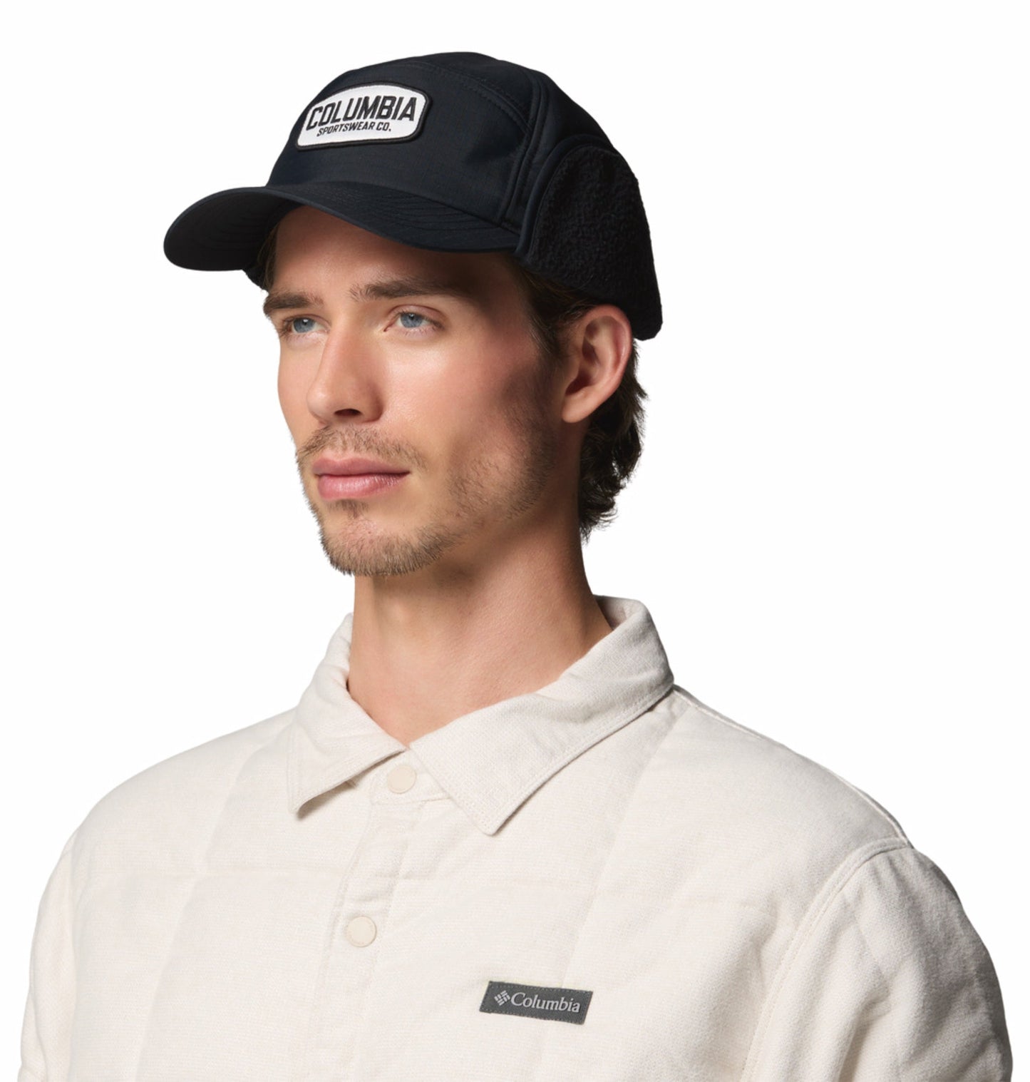 Columbia Unisex Black Omni-Shield Landroamer Ear Flap Cap