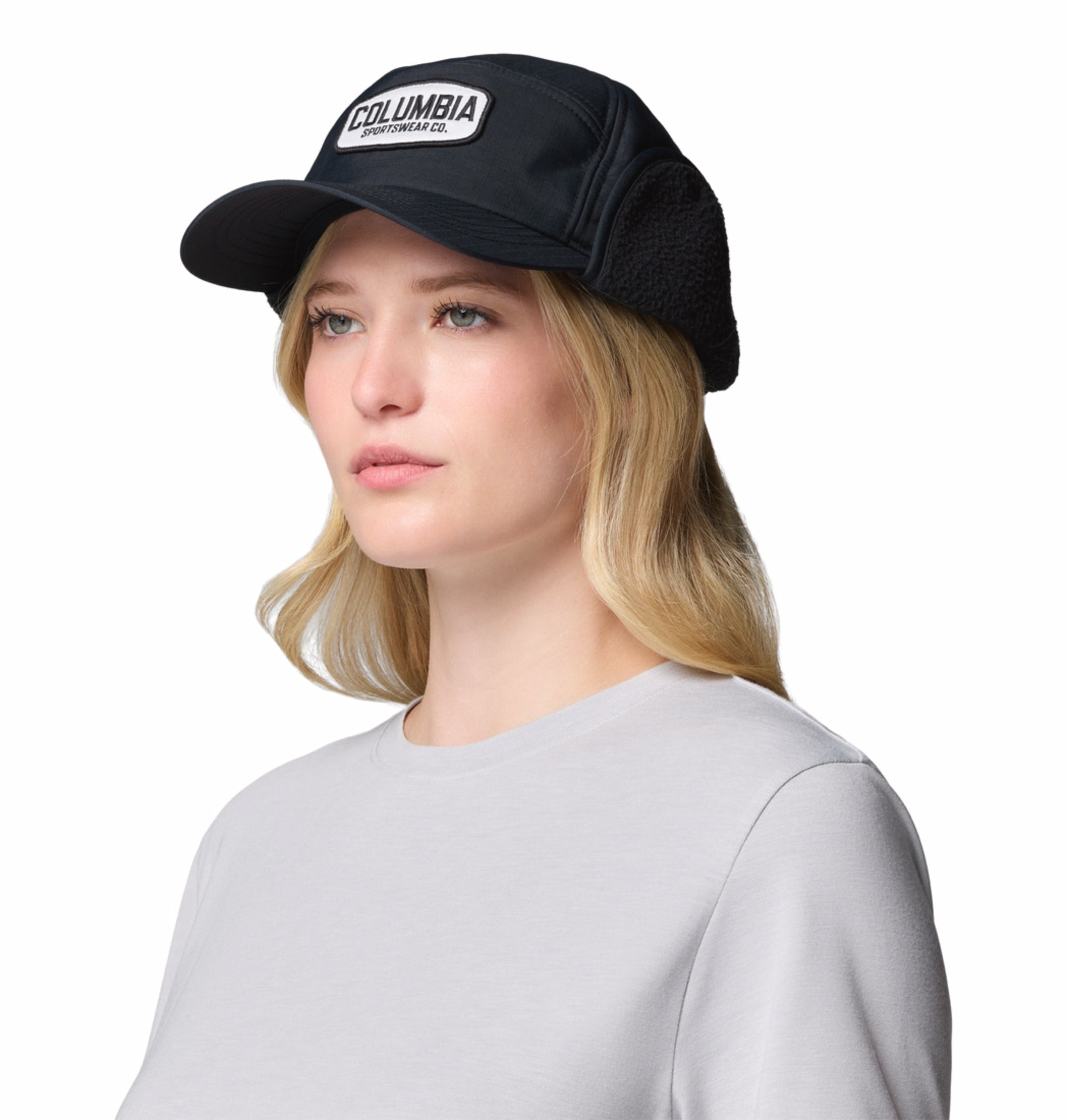 Columbia Unisex Black Omni-Shield Landroamer Ear Flap Cap